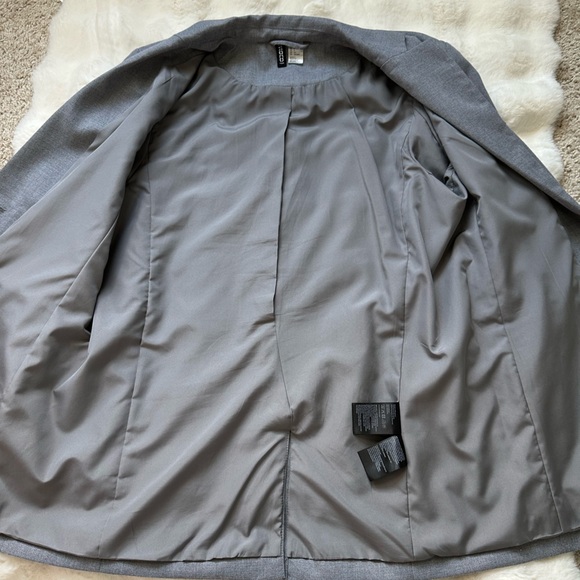 H&M Oversized Gray Single-Breasted Blazer -S(M) - Picture 9 of 12